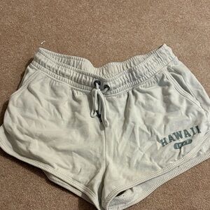 Aeropostale Gray Hawaii Comfy Shorts Size L